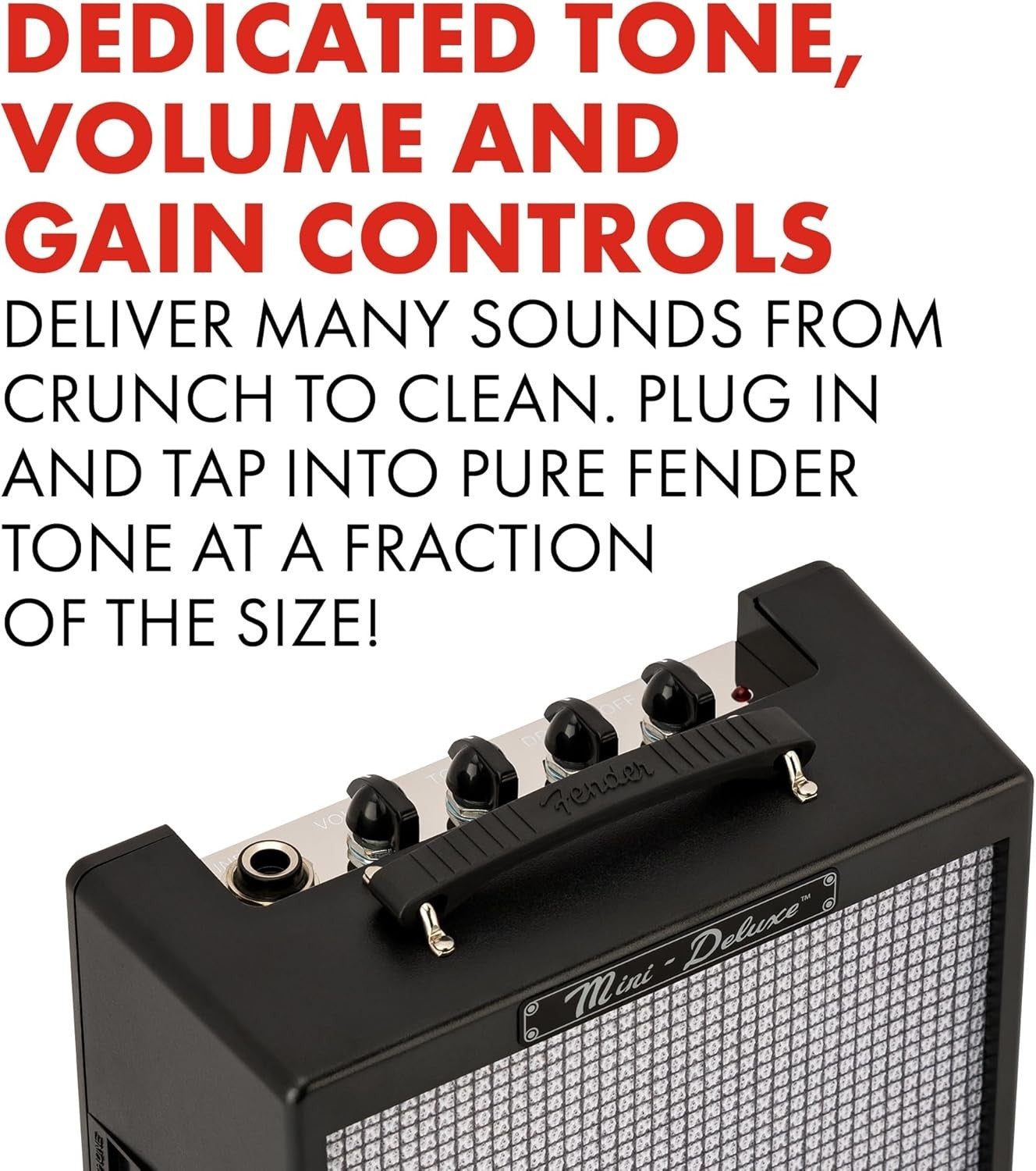 MD20 Mini Deluxe Guitar Amp 1W Portable Battery Headphone Practice