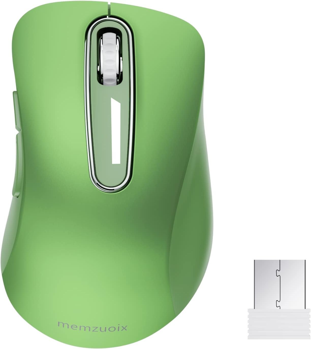 Wireless Mouse 2.4G 1400 DPI Optical USB Ergonomic Laptop PC Green
