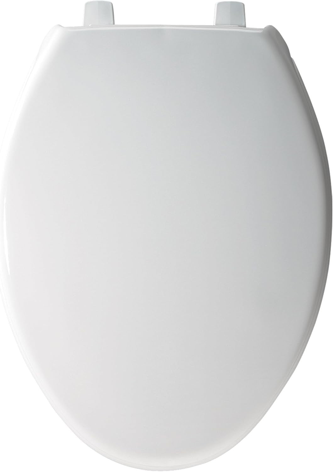 Commercial Elongated Toilet Seat White Heavy-Duty Soft Close Stay-Tite