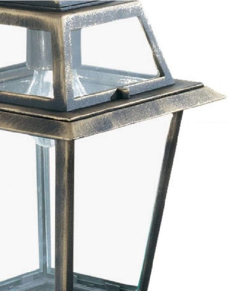 1522 New Orleans Black Gold Outdoor Wall Lantern Light