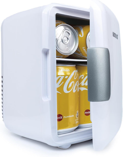 Portable Mini black Fridge 4L AC/DC Cooler Warmer Bedroom Car Desk