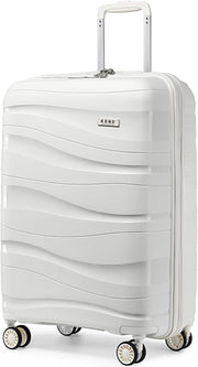 Carry On Cabin Suitcase Polypropylene Lightweight Hard Shell TSA Spinner