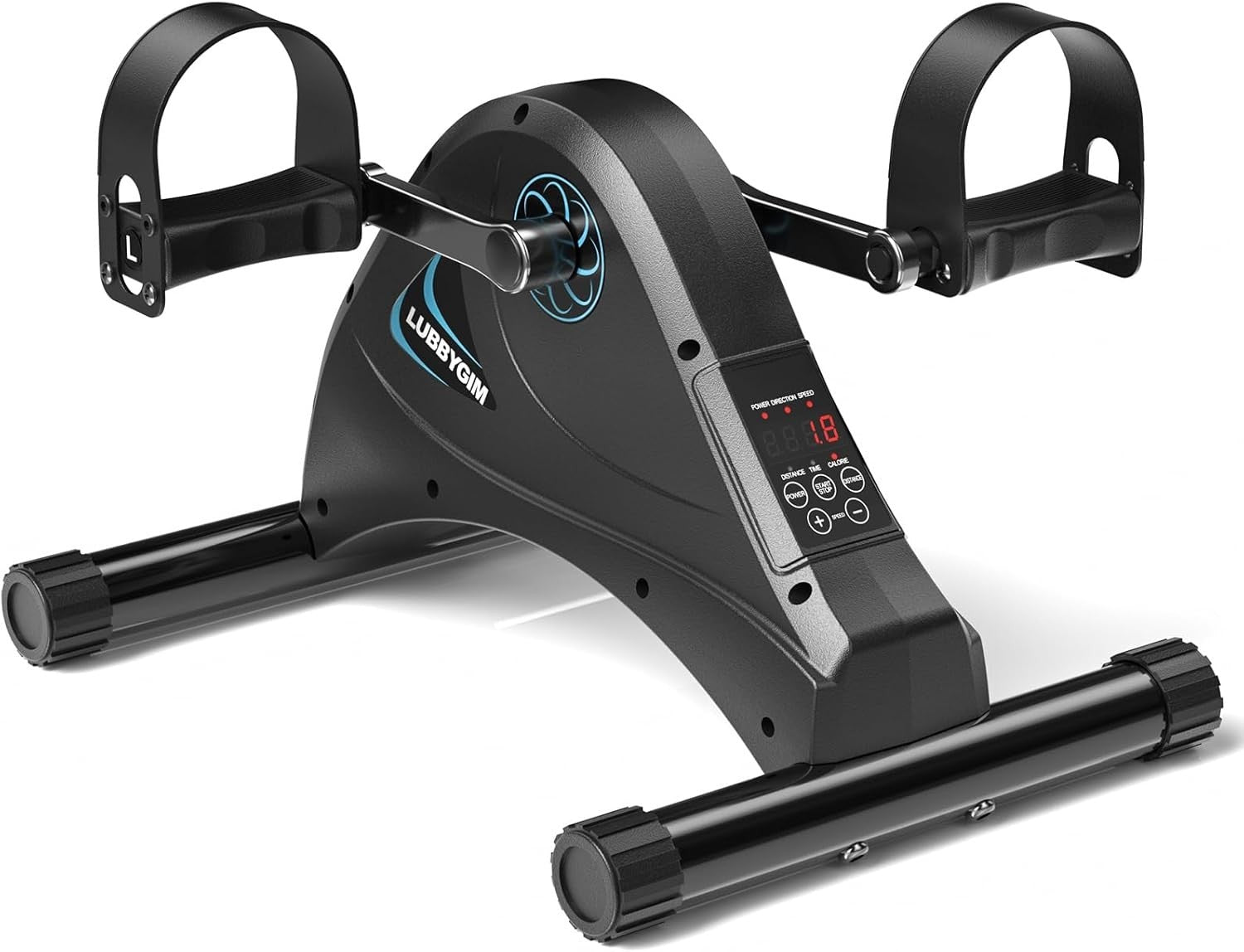 Motorized Seated Pedal Exerciser Electric Under Desk Trainer LCD