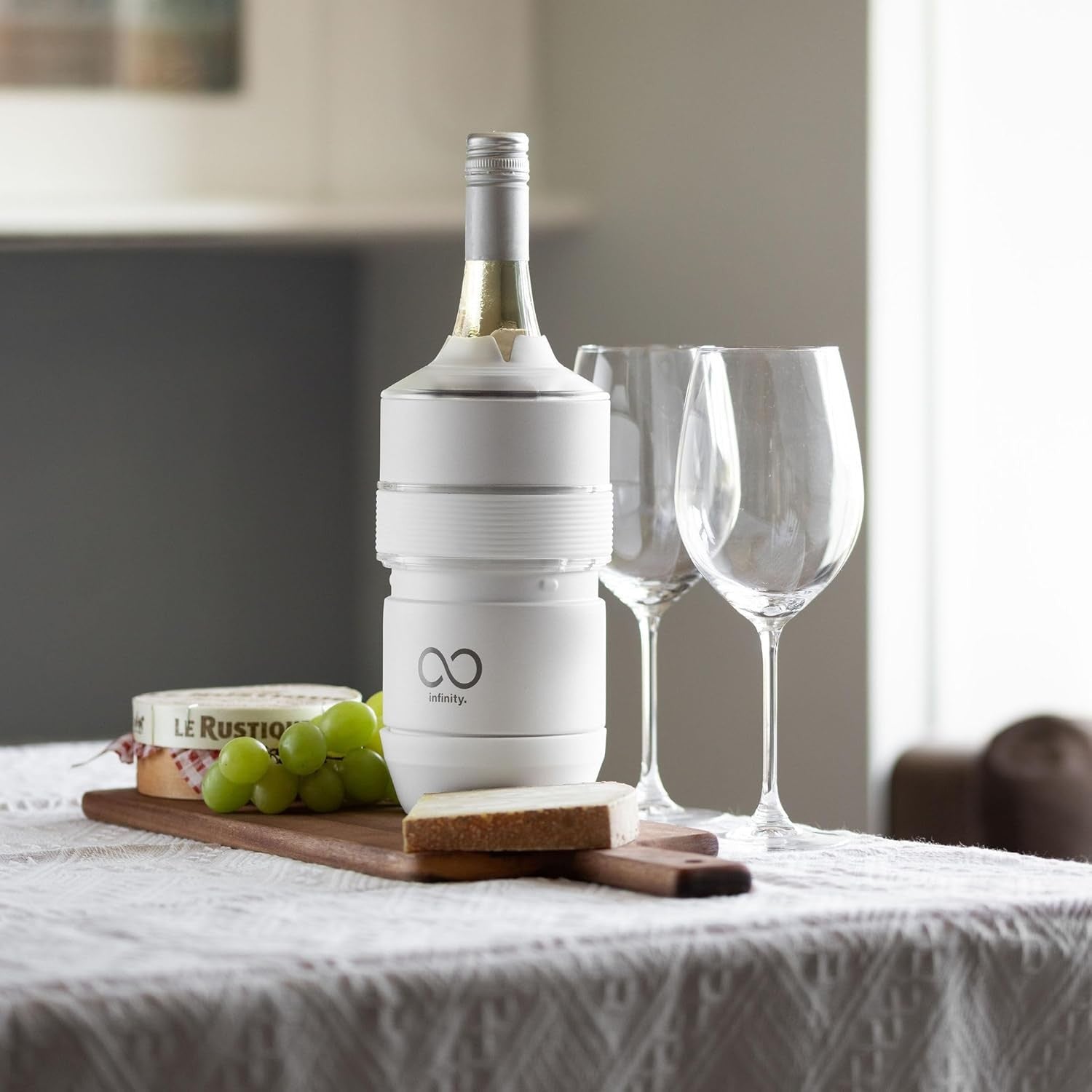 Wine Bottle Cooler Sleeve Adjustable Vacuum Insulated Chill Holder