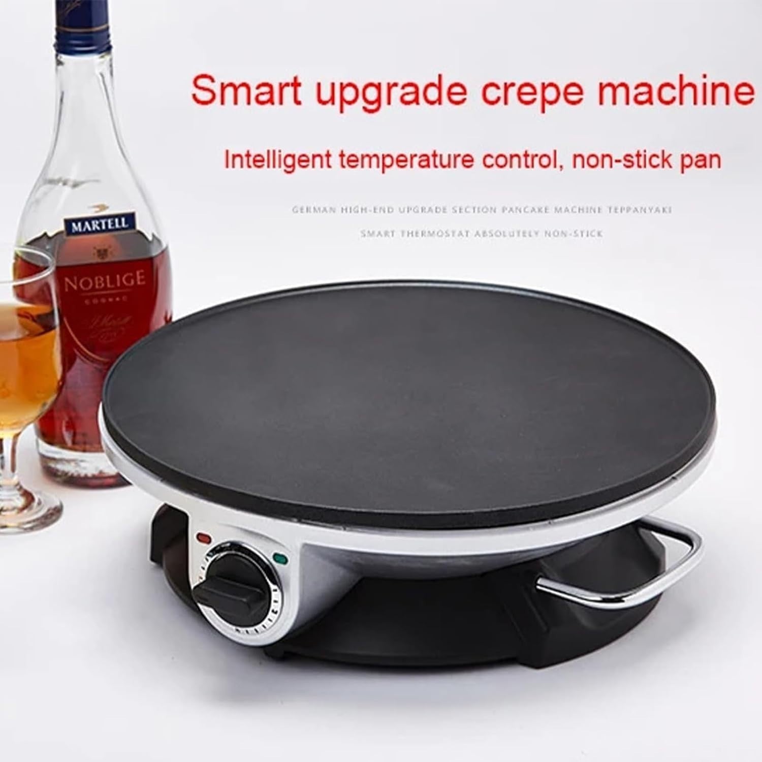 1200W Electric Crepe & Pancake Maker | 12" Non-Stick Tortilla Machine