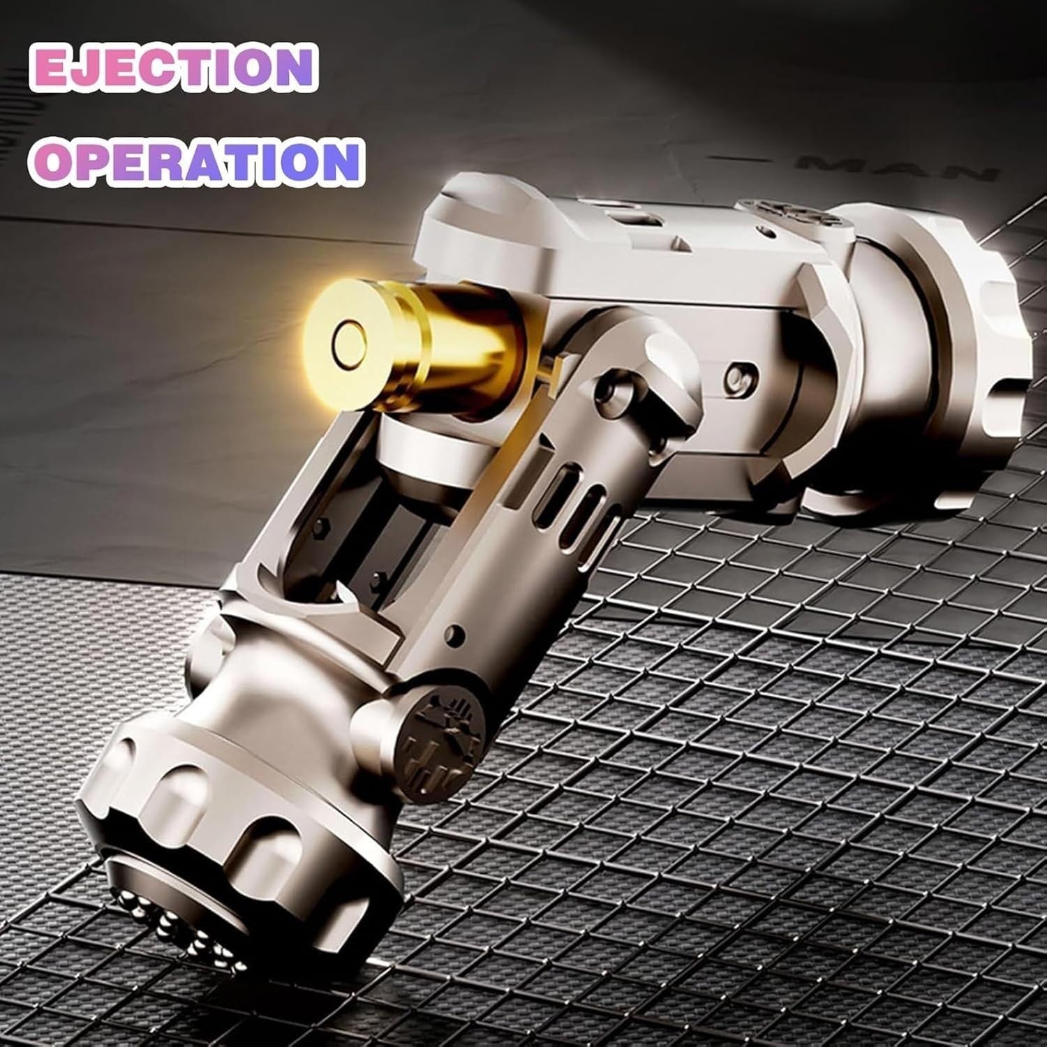 EDC Metal Fidget Slider Spinner Launcher Combo Focus Stress Relief Toy