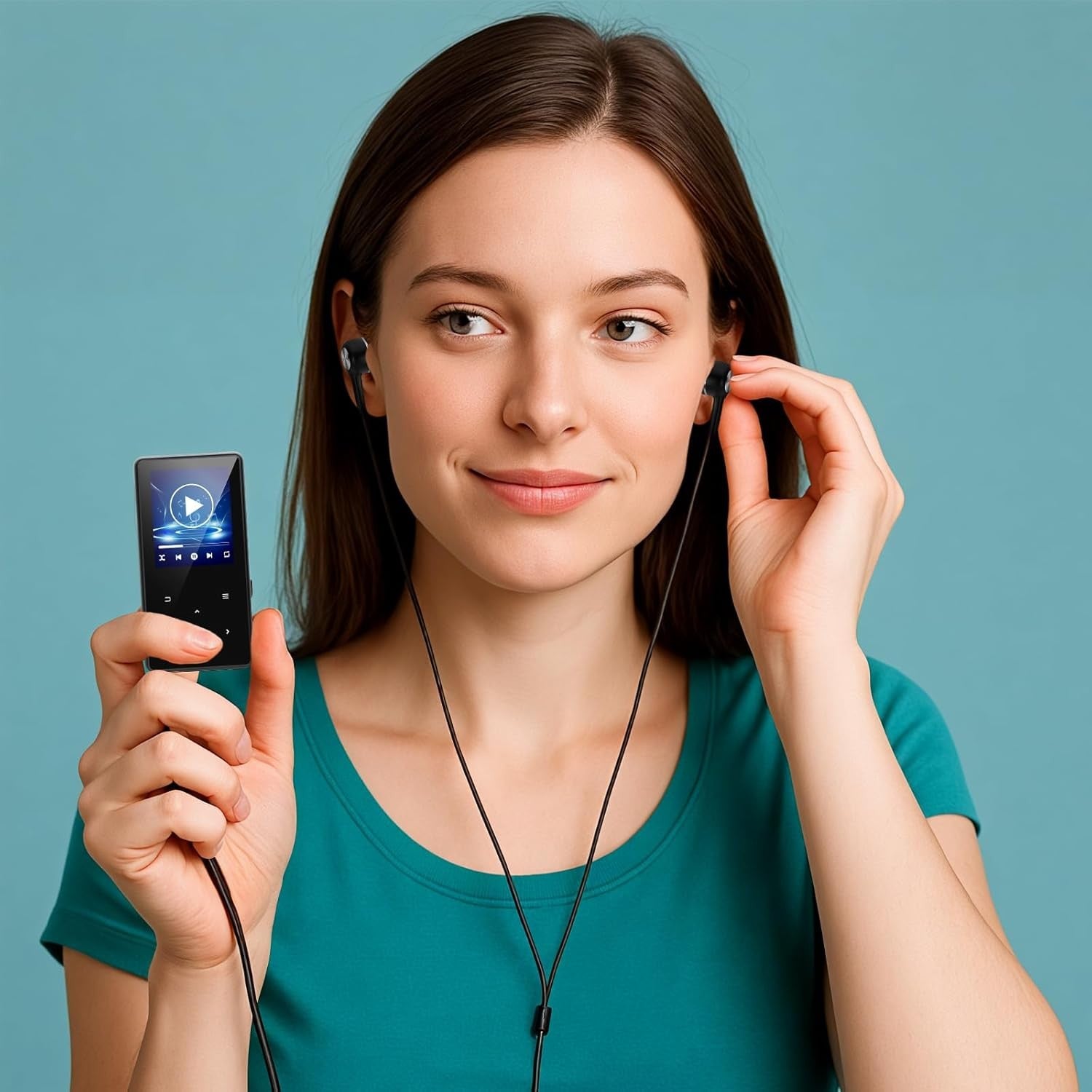 64GB MP3 Player Bluetooth 5.3 HiFi FM Radio Touch Black