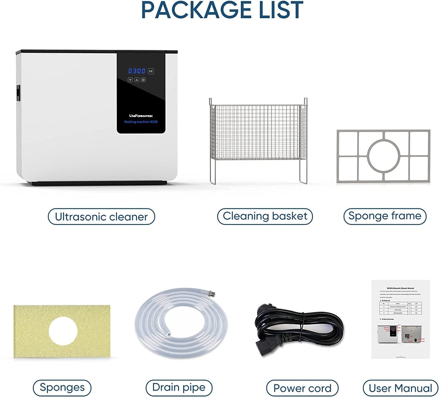 Ultrasonic Resin Wash Station 7L Large Capacity Deep Cleaning 3D Prints