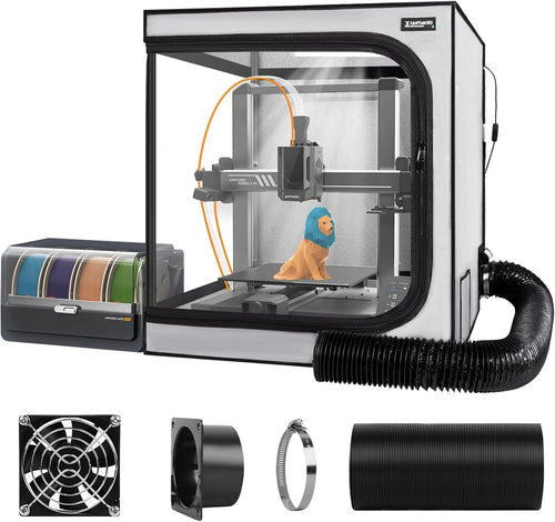 3D Printer Enclosure Fireproof Ventilated LED Noise Reduction Large