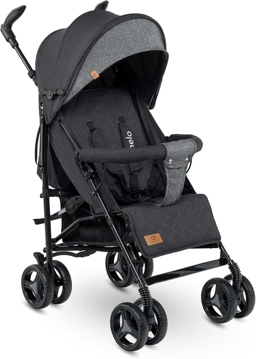 Foldable Baby Pram Lie Flat, Rotating Handles, Lightweight 7kg Travel