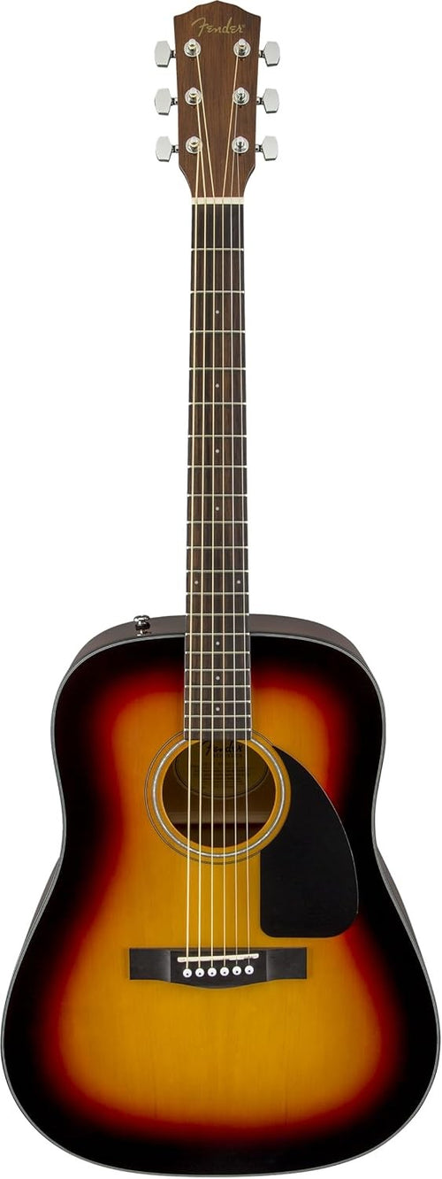 Dreadnought Acoustic Guitar Sunburst Spruce Top Walnut Fretboard