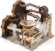 3D Wooden Marble Maze Puzzle Toy – Mechanical DIY Model with 196 PCS
