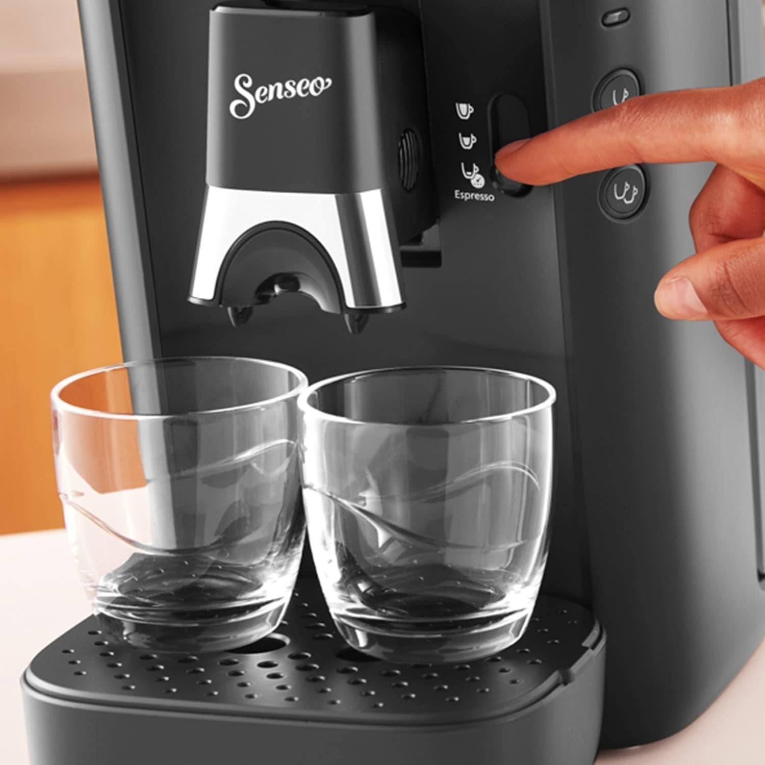 Coffee Pod Machine with Memo Function | 1.2L Tank | 1450W Energy-Efficient