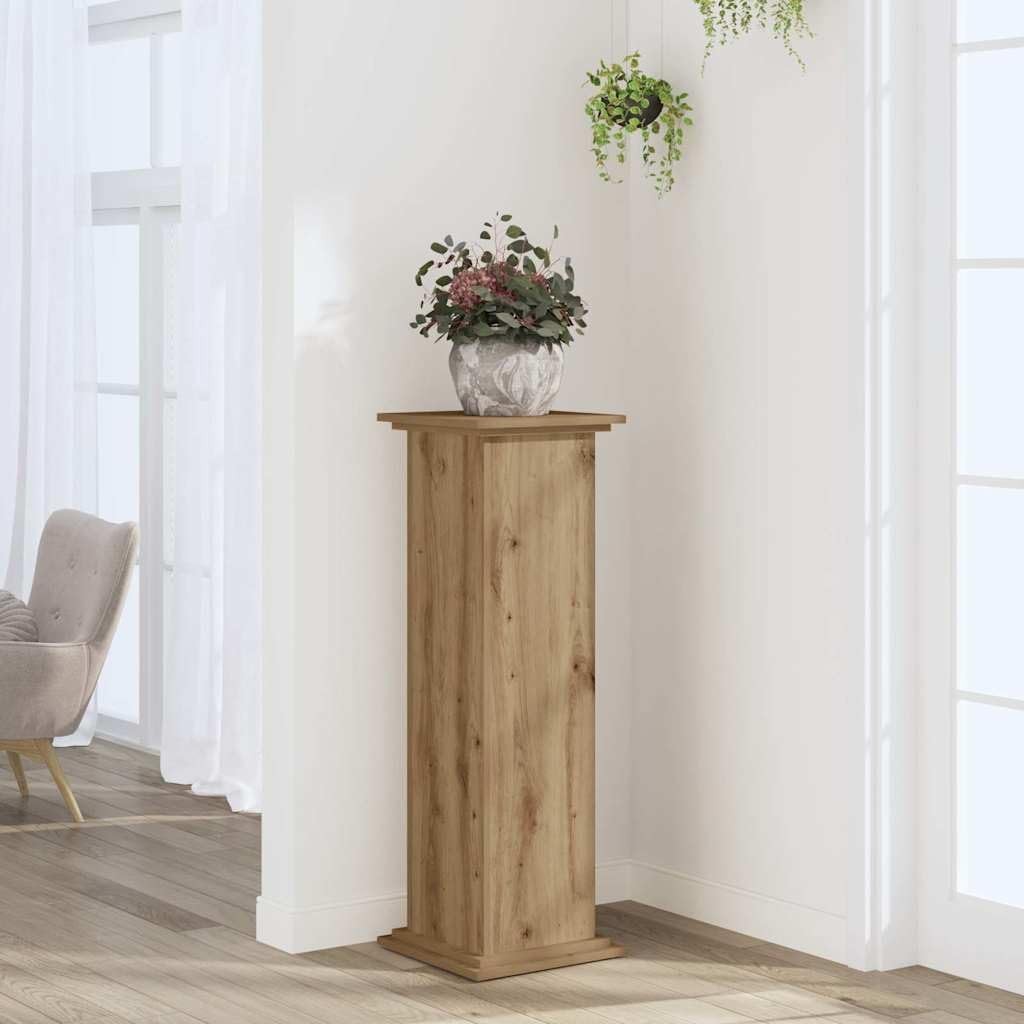 Tall Oak Wood Plant Stand 100cm Indoor Display Pedestal Table Home Flower Rack
