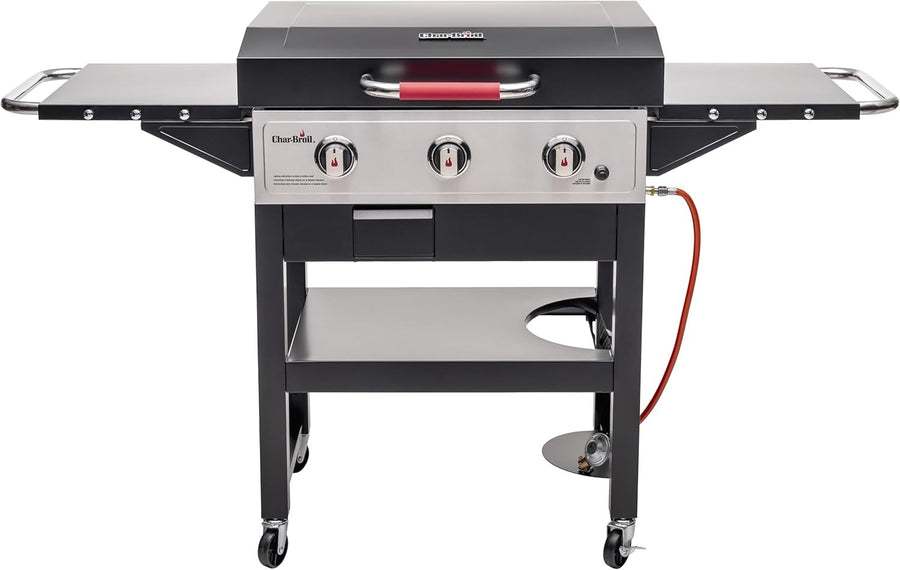 3 Burner Gas Griddle BBQ Outdoor Flat Top Grill Cast Iron Plate