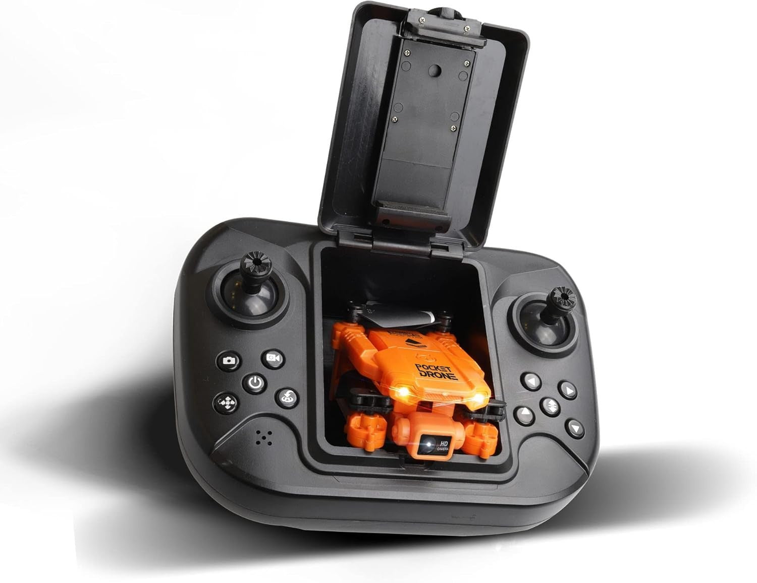 Pocket RC Drone Foldable 720p Camera Altitude Hold Flip LED Lights