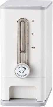 3KG Airtight Rice Container Rotary Dispenser Slim Grain Storage Bin