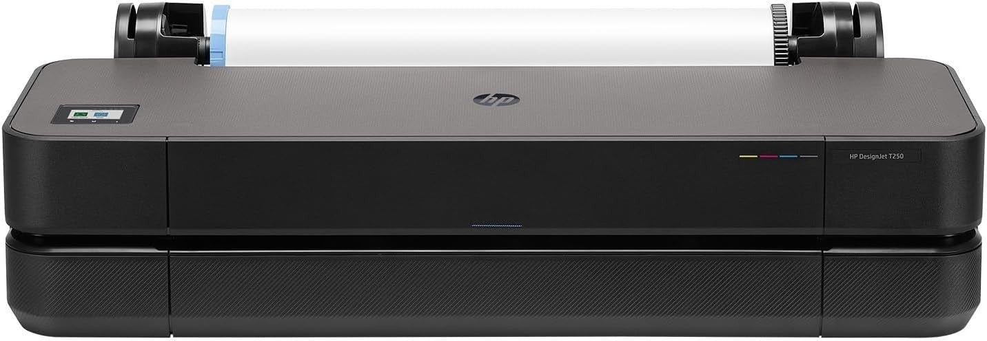 24in Black Large Format A1 Plotter Printer WiFi LAN USB 2400dpi CAD Fast