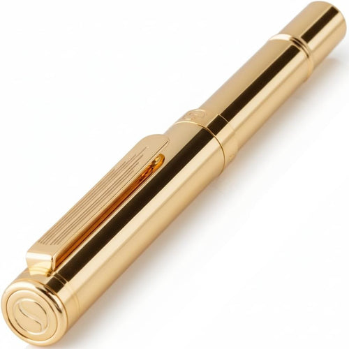 Gold Rollerball Pen Heavy Pocket Pen Luxury EDC Writing Gift Set