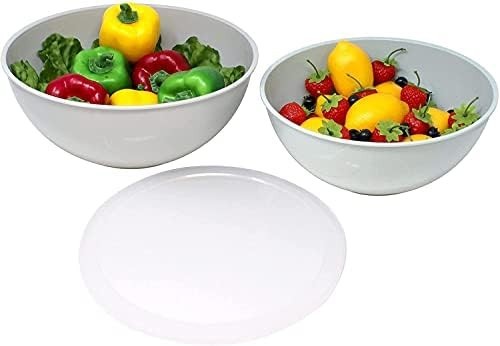 12-Piece Deep Red Mixing Bowl & Storage Set – Nested, Lids Included