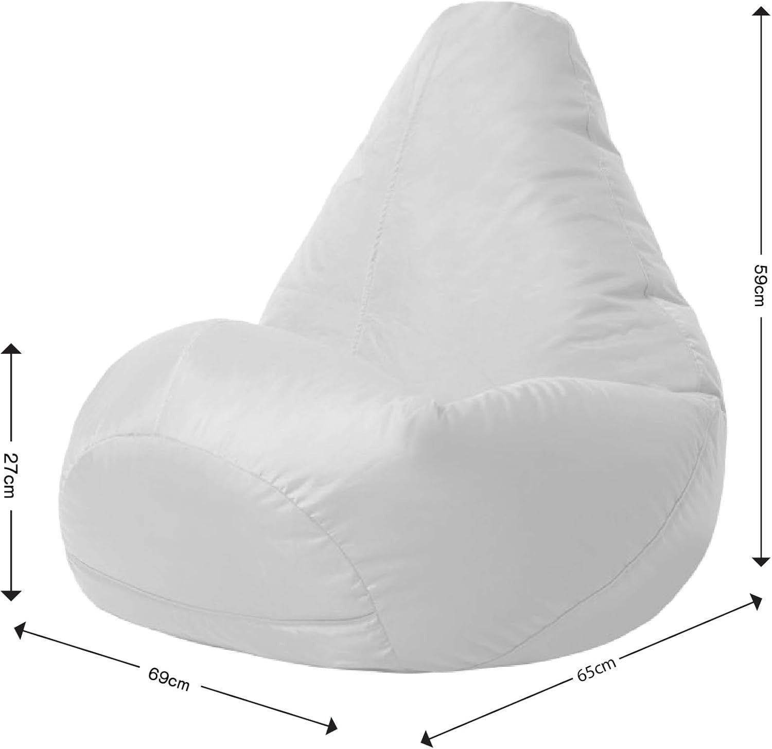 Kids Outdoor Bean Bag Chair Waterproof Gaming Seat – Green Indoor Use