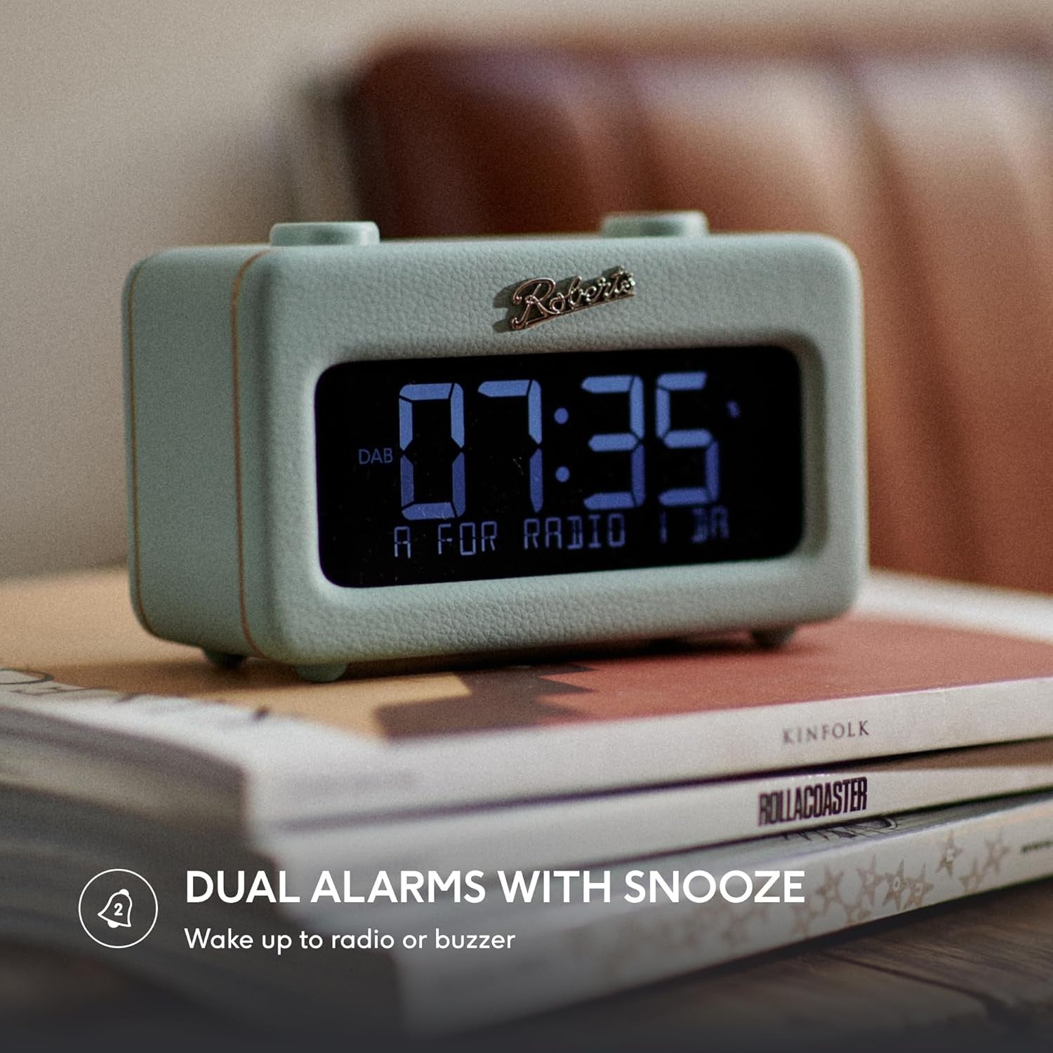 DAB Digital Alarm Clock Radio Bluetooth Bedside Speaker Dual Alarm