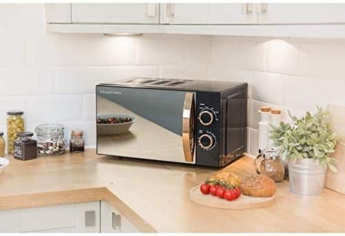 Russell Hobbs 17L 700W Solo Microwave 5 Power Levels Rose Gold