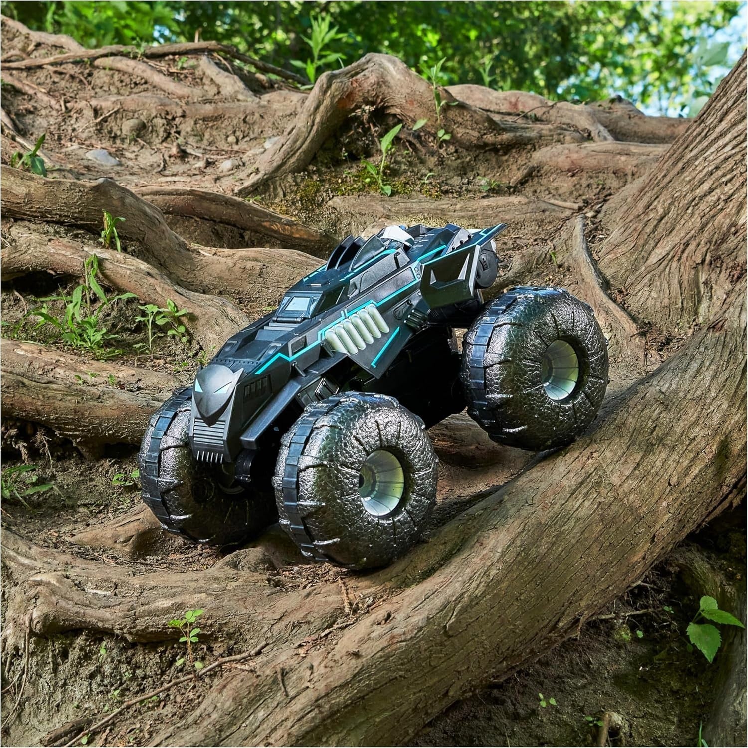 All-Terrain Batmobile RC Car – Remote Control Vehicle w/ Water-Resistant Design