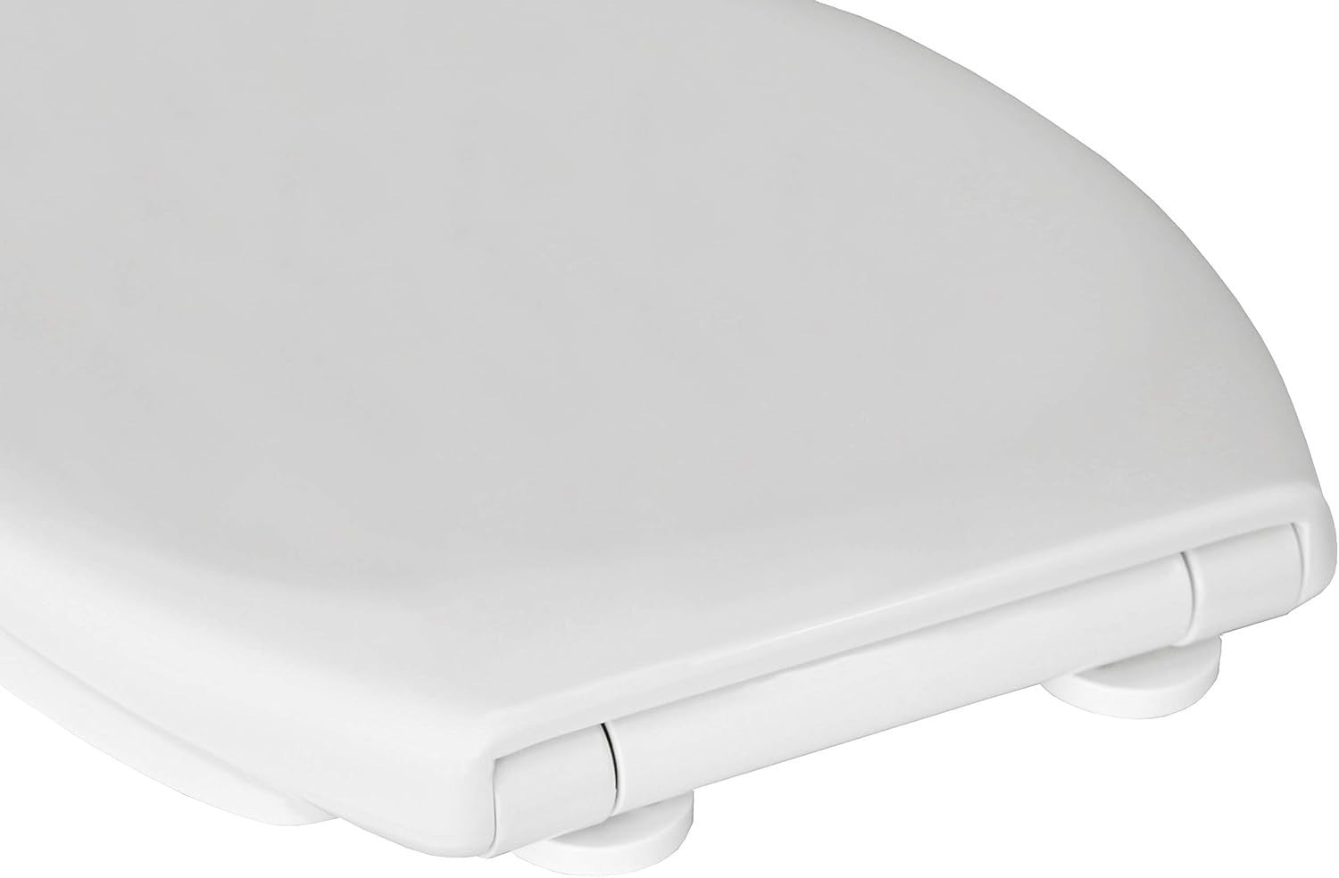 Soft Close Toilet Seat White Oval Quick Release Adjustable Hinges