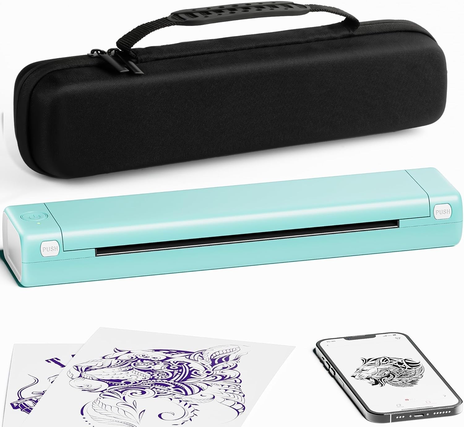 A4 Portable Thermal Printer Bluetooth Mobile Inkless Wireless