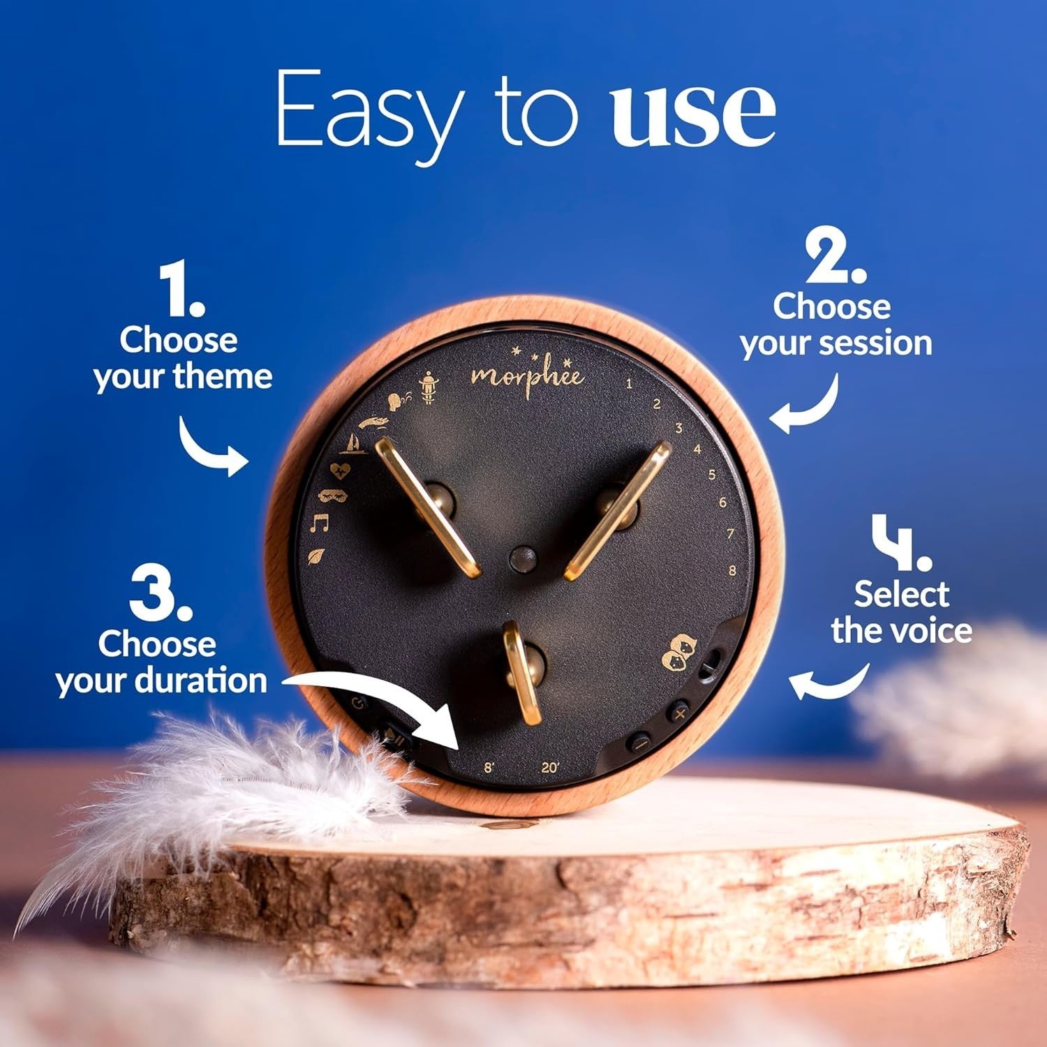 Sleep Sound Machine with 210 Meditations & Nature Sounds for Fast Sleep
