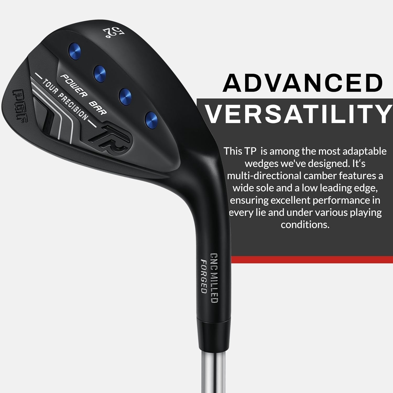 Golf Wedge Set 52 56 60 Degree Forged High Toe Full Face Milled