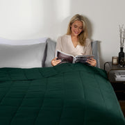 Weighted Blanket Adults Forest Green 6kg 125x180cm Calming Sleep Aid