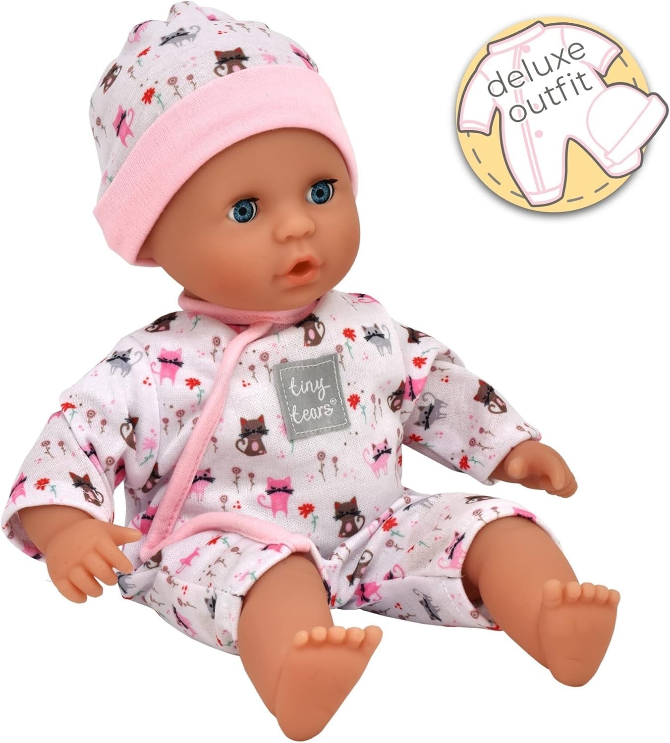 30cm Soft Baby Doll w Sleeping Eyes Cuddly Outfit Toddler Toy