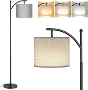 Grey Floor Lamp 60in Standing Lamp 3 Color Temperatures Foot Switch 9W