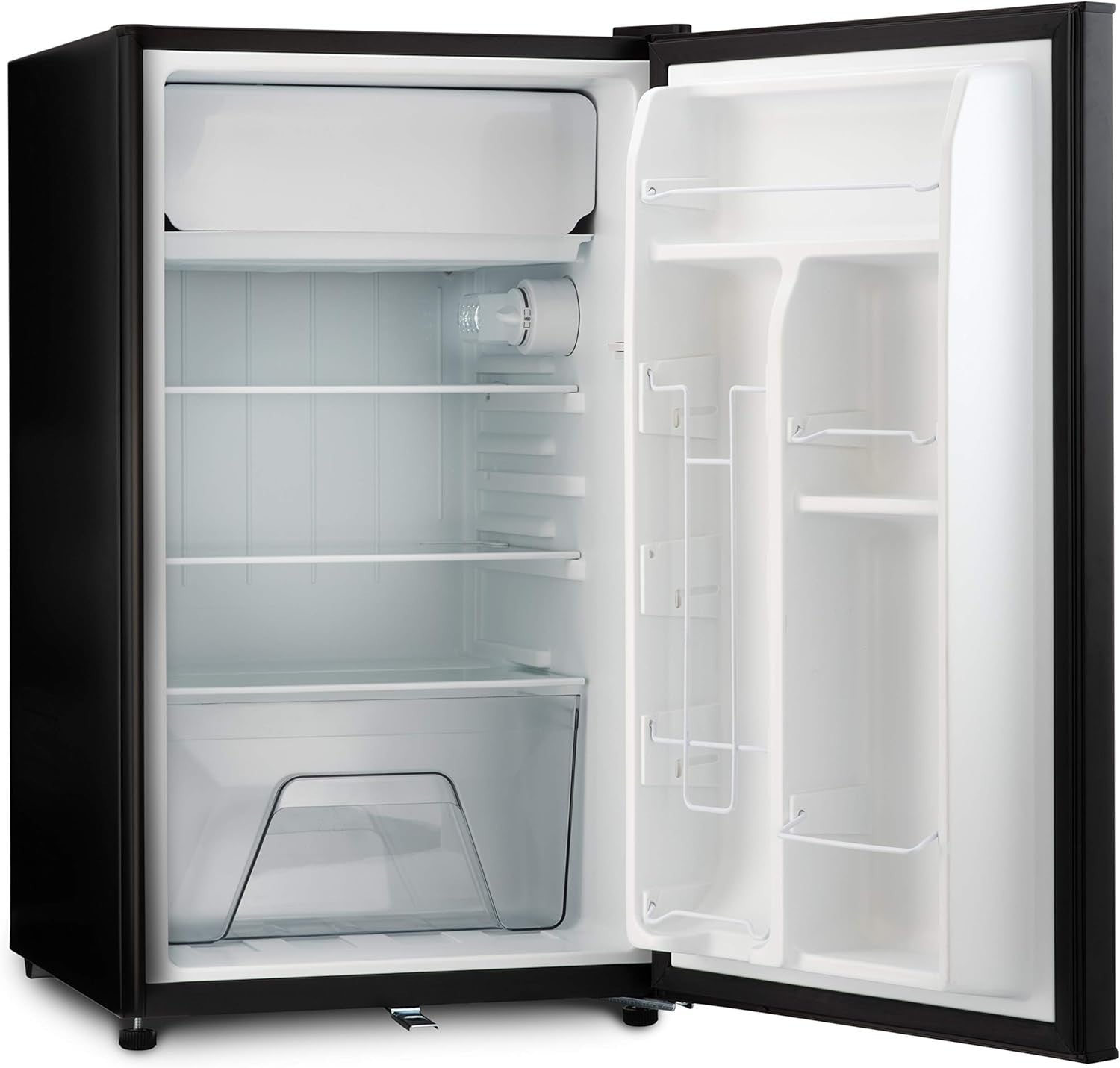 95L Under-Counter Fridge LED Lock & Key Energy Efficient Black