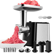 2000W Electric Meat Grinder Sausage Maker Mincer 3 Plates Slicers