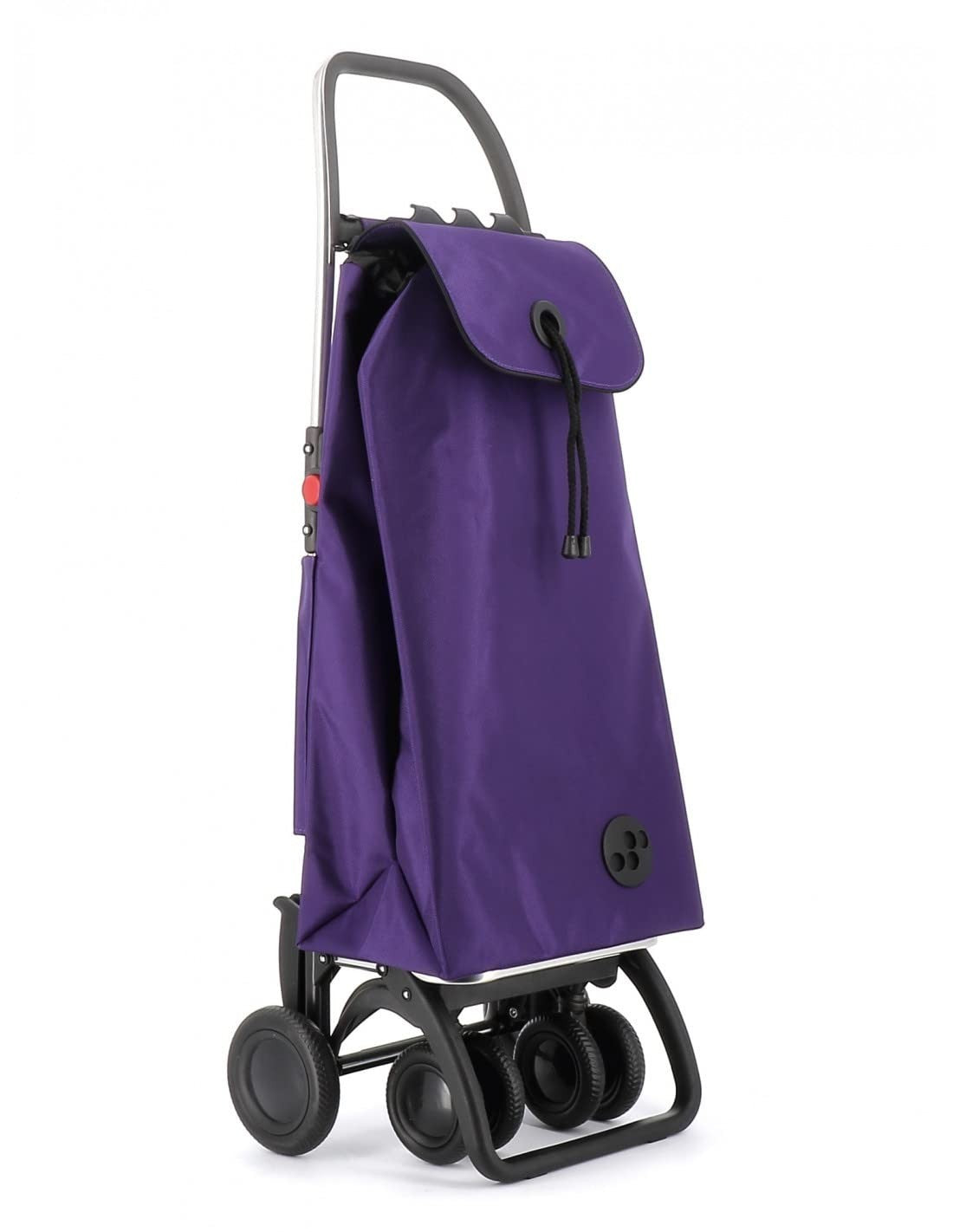 4 Wheel Folding Shopping Trolley Swivel Wheels Aluminium Backpack Bag