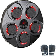 Music Boxing Machine Bluetooth LED Punch Pad Wall Mounted Home Gym Trainer