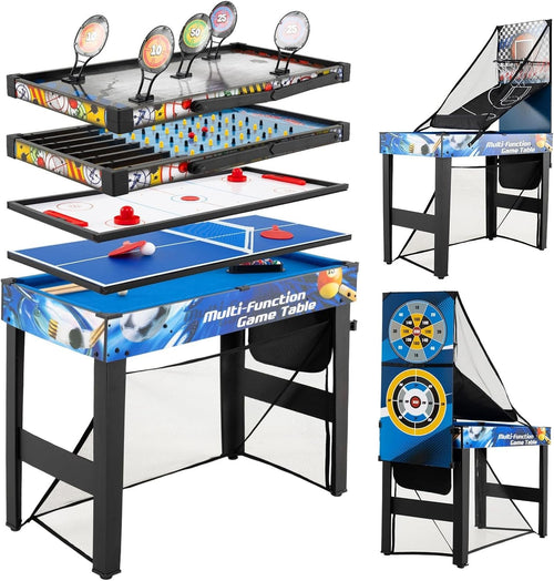 10 in 1 Multi Sports Game Table Air Hockey Pool Tennis Basketball Set