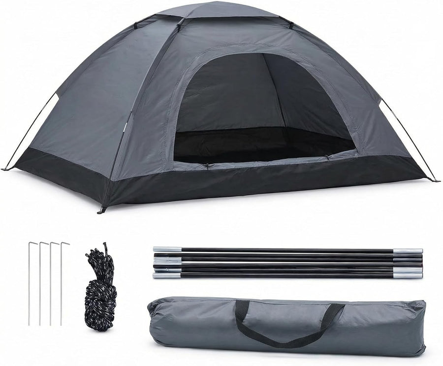2 Man Pop Up Camping Tent Waterproof Lightweight Instant Setup