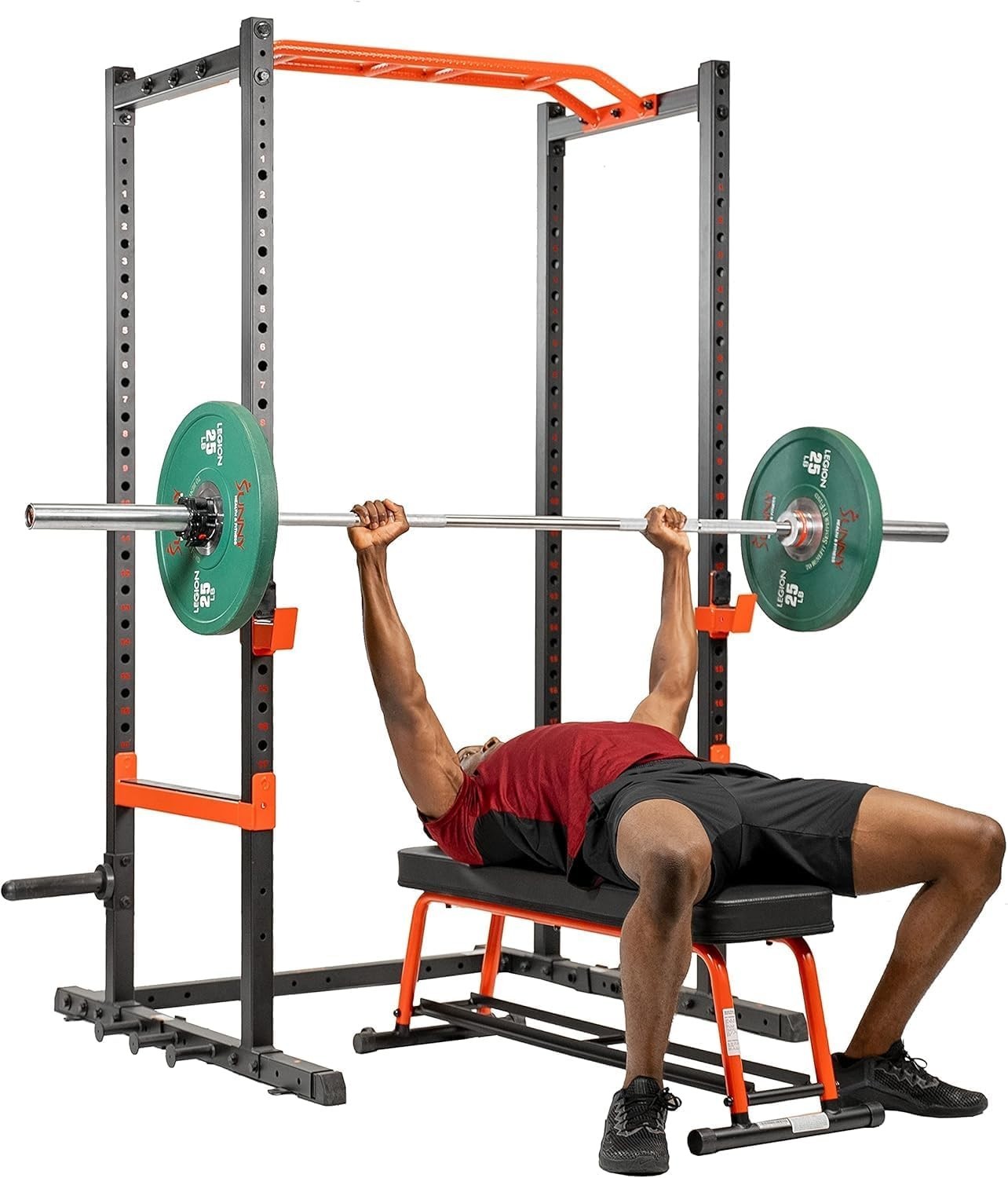 Heavy Duty Power Cage Strength Rack 450kg Capacity Home Gym Steel