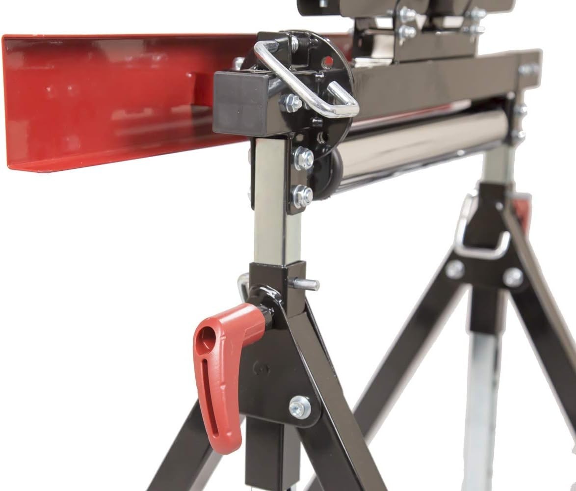 3-in-1 Adjustable Work Bench Trestle Roller V-Support 200kg Telescopic Stand