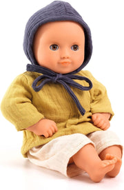 32cm Soft Baby Doll Sleepy Eyes Vinyl Body Lightweight First Doll Toddler