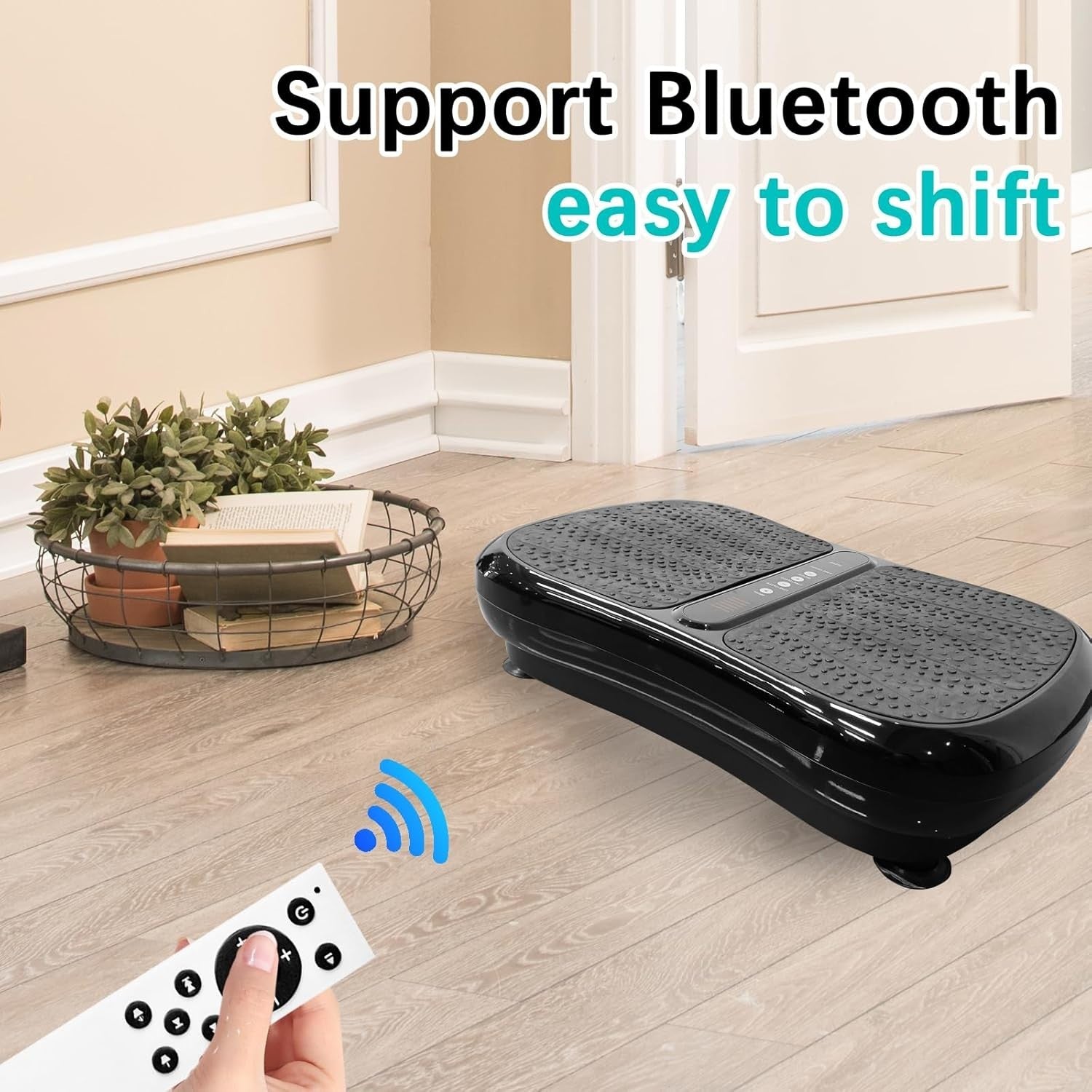 Bluetooth Vibration Plate Lymphatic Drainage Full Body 330lb