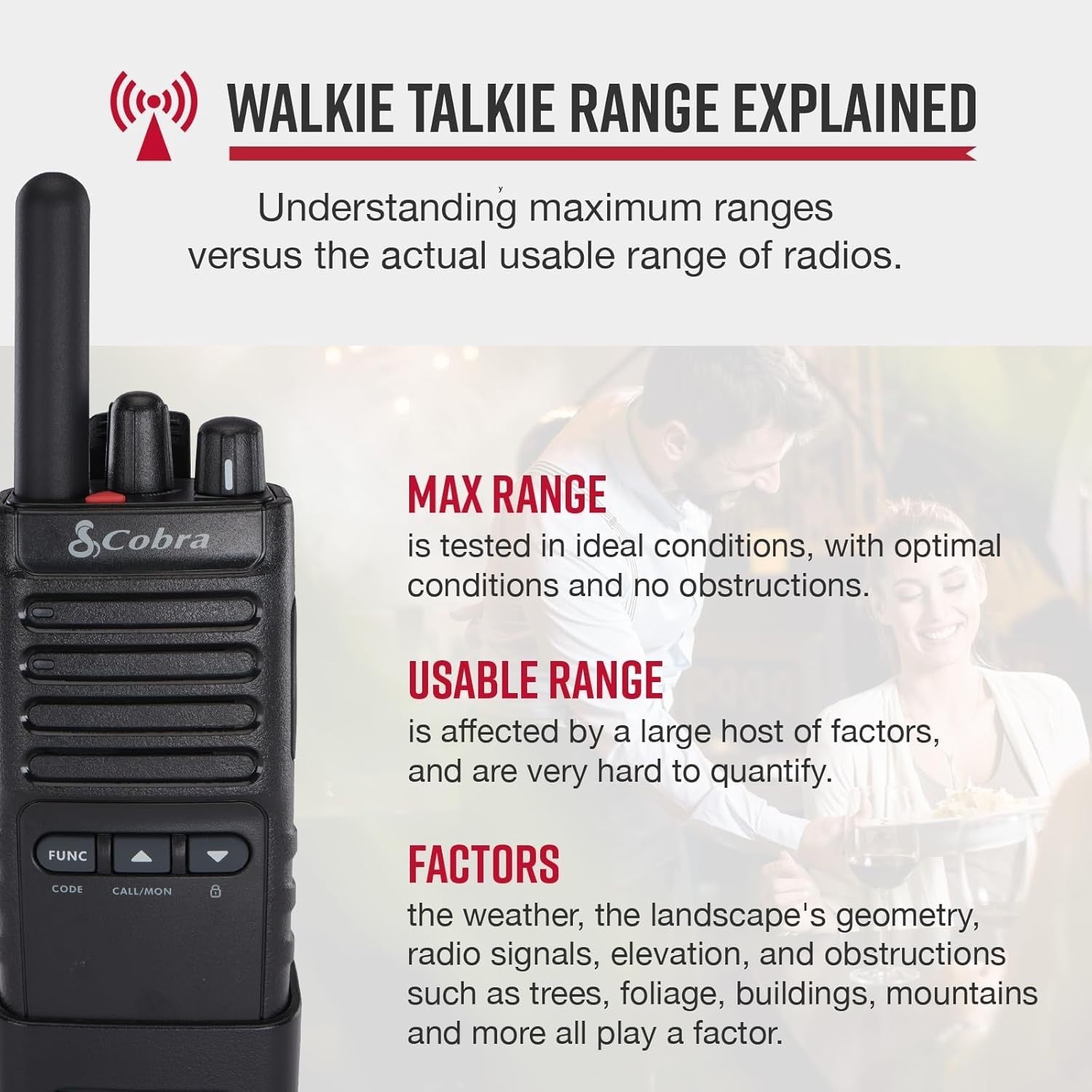 Professional Walkie Talkies 6 Pack PMR446 Rechargeable IP54 2 Way Radios