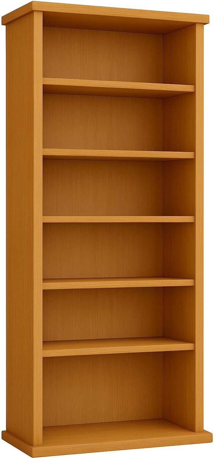 CD DVD Storage Tower Media Cabinet Shelf Holds 150 CDs 65 DVDs Beech