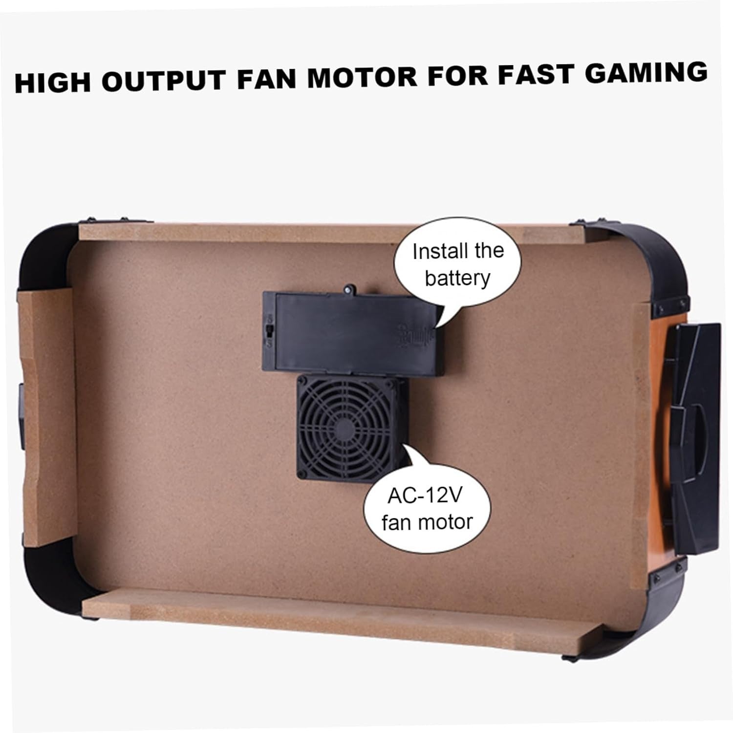20in Tabletop Air Hockey Game Powerful Fan Compact Family Fun