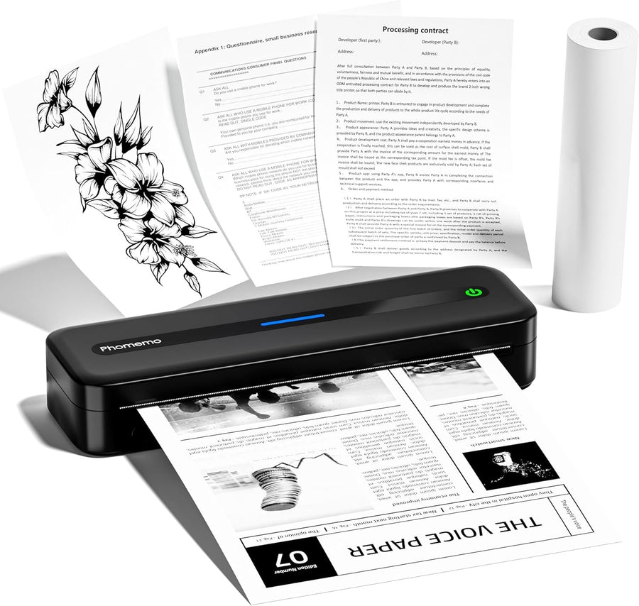 Portable A4 Thermal Printer Bluetooth Mobile Printer – Phomemo M832