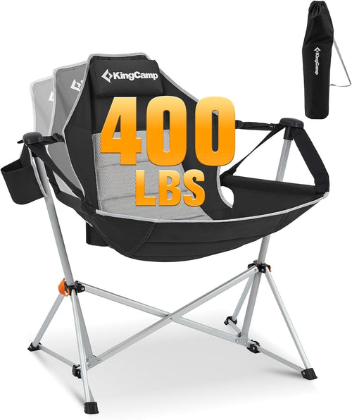 Heavy Duty Folding Hammock Chair 400lbs Outdoor Camp Garden Rocker Seat